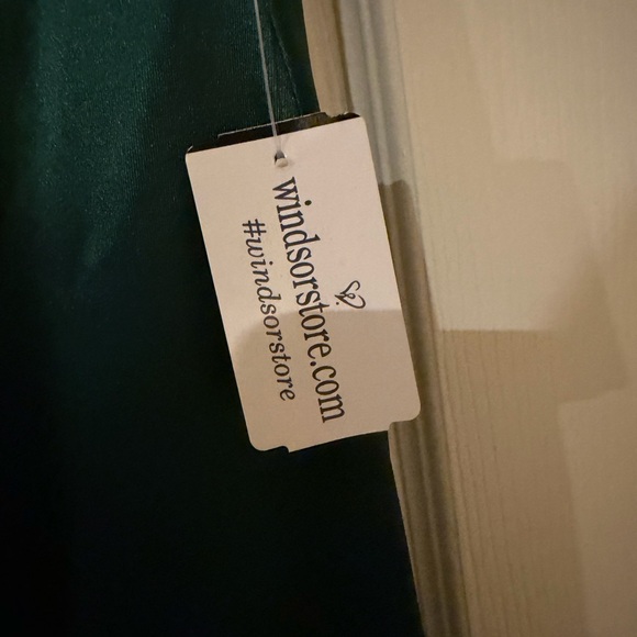 Windsor One Shoulder Green Dress - Picture 3 of 4